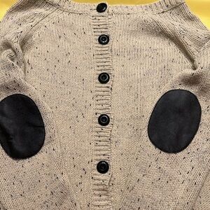 Button-back Market & Spruce Cotulla Sweater with Elbow Patches